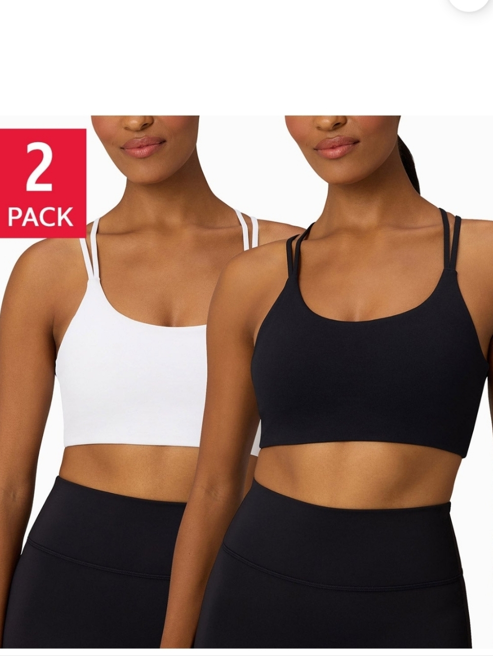 NEW! Fabletics 2 Pack Low Impact Bra Size M